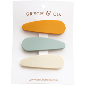 Sponky do vlasů GRECH & CO. Golden, Light Blue, Buff
