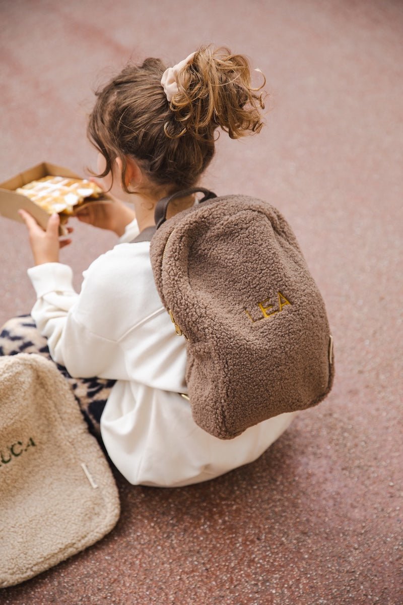 Dětský batoh STUDIO NOOS Brown Mini - Chunky Backpack - Se jménem | Lavly.cz