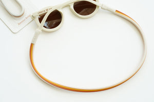 Silikonový pásek na dětské sluneční brýle GRECH & CO. Shell + Golden + Rust