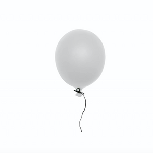 Keramický balónek na zeď ByON - Bílý menší