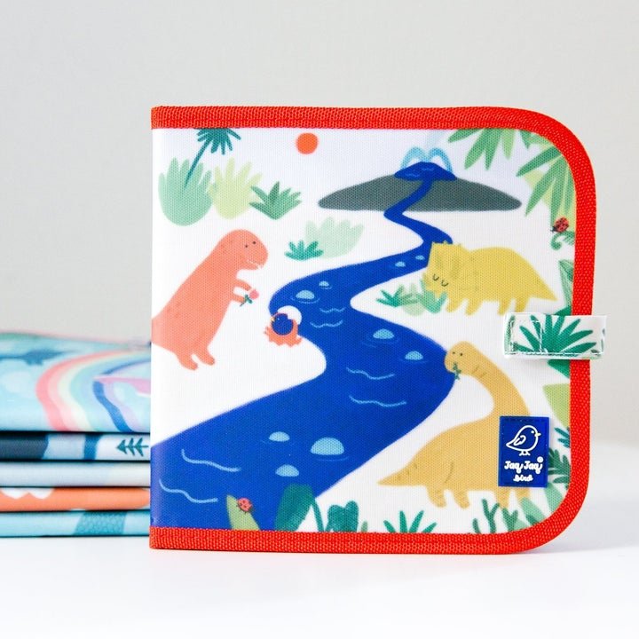 Kreslicí knížka s křídami JAQ JAQ BIRD Dinosauři | Stylové doplňky pro děti a ženy | Lavly.cz