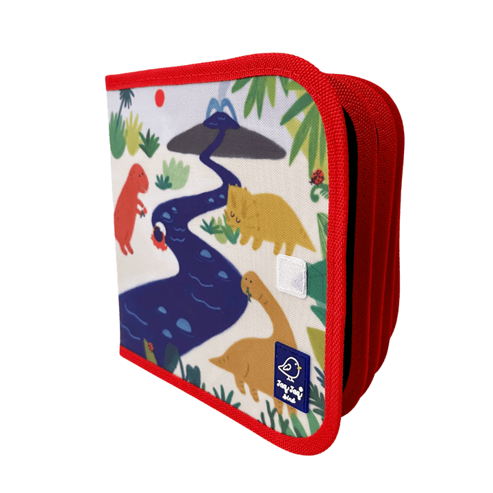 Kreslicí knížka s křídami JAQ JAQ BIRD Dinosauři | Stylové doplňky pro děti a ženy | Lavly.cz