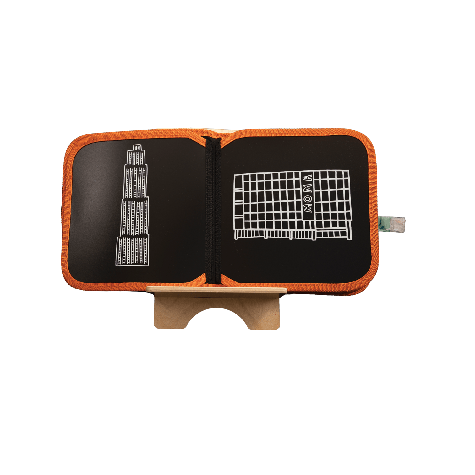 Kreslicí knížka s křídami/Omalovánka JAQ JAQ BIRD METROPOLE New York | Stylové doplňky pro děti a ženy | Lavly.cz