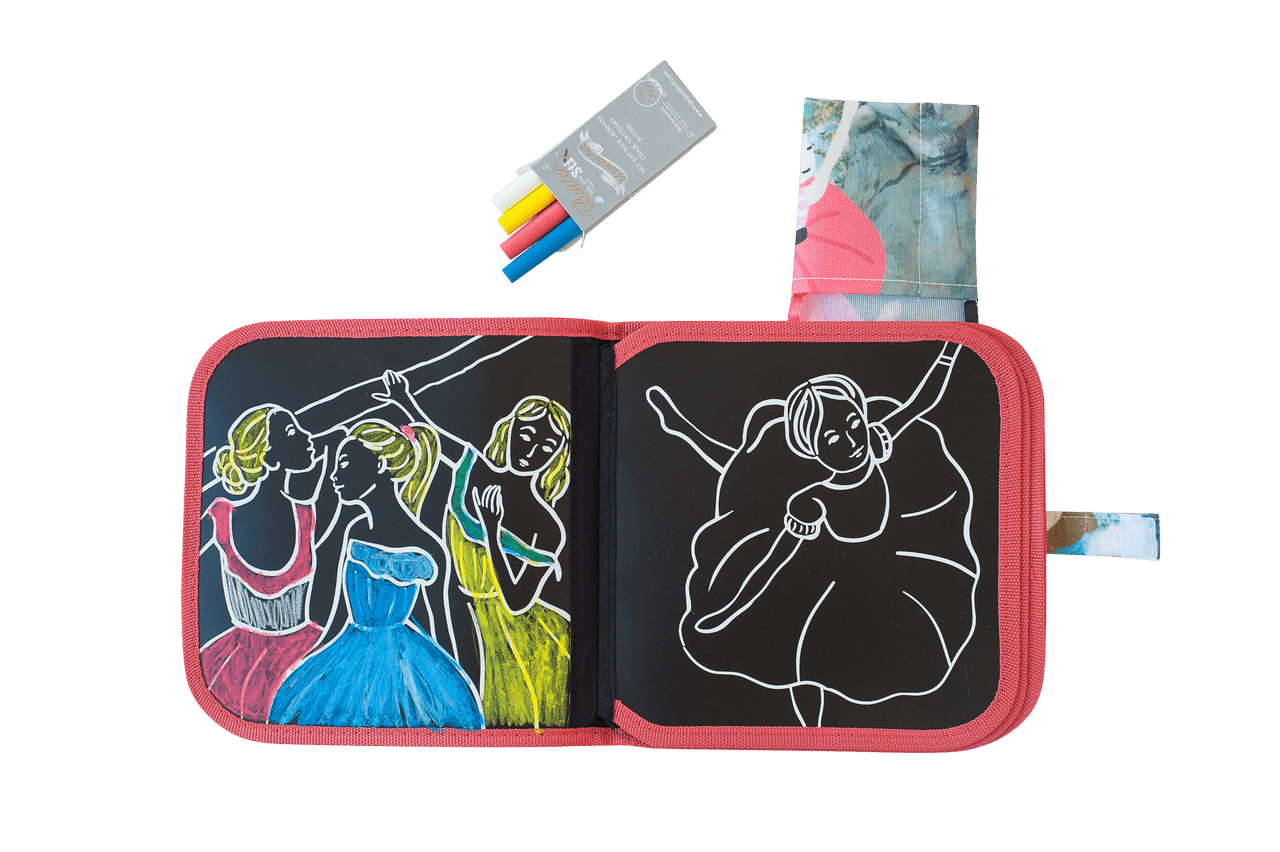 Omalovánka s křídami JAQ JAQ BIRD Baletky | Stylové doplňky pro děti a ženy | Lavly.cz