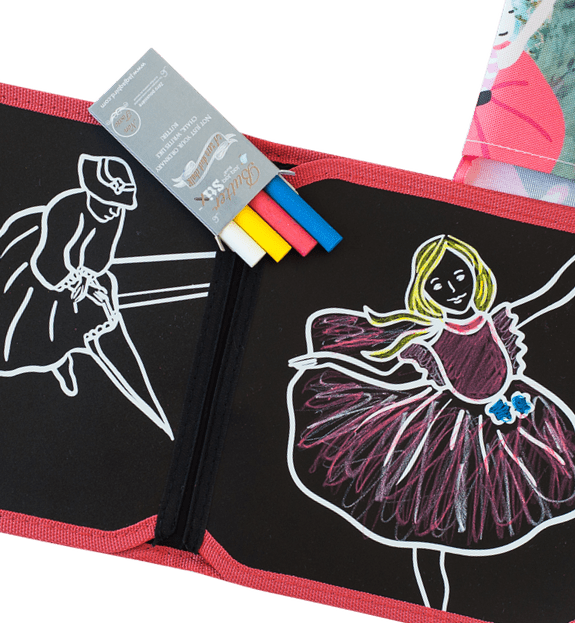 Omalovánka s křídami JAQ JAQ BIRD Baletky | Stylové doplňky pro děti a ženy | Lavly.cz