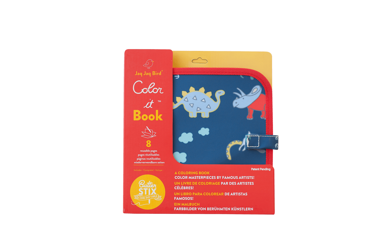 Omalovánka s křídami JAQ JAQ BIRD Dinosauři | Stylové doplňky pro děti a ženy | Lavly.cz