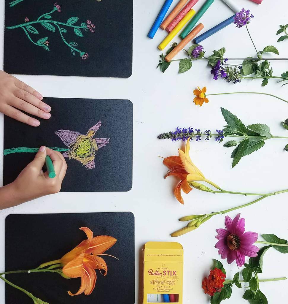 Sada 10 listů na kreslení křídou JAQ JAQ BIRD | Stylové doplňky pro děti a ženy | Lavly.cz