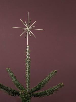 Hvězda na vánoční strom FERM LIVING Brass