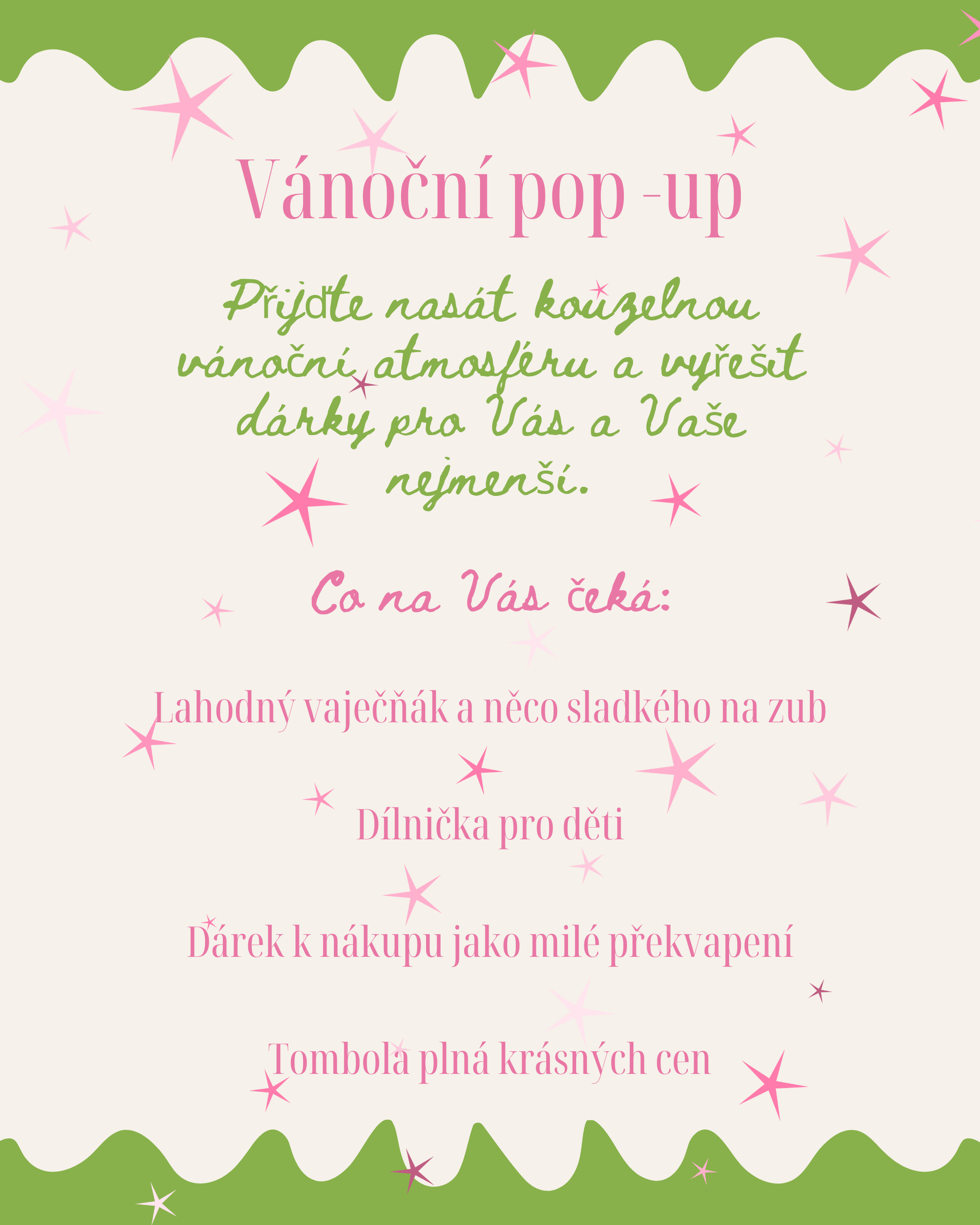Vánoční pop-up s Lavly