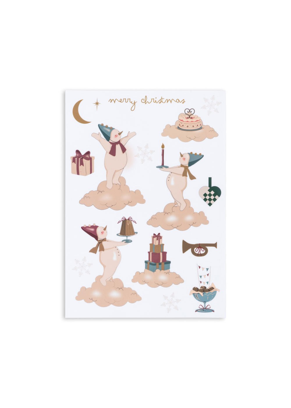 Adventní dekorace do oken KONGES SLOJD Let It Snow | Stylové doplňky pro děti a ženy | Lavly.cz