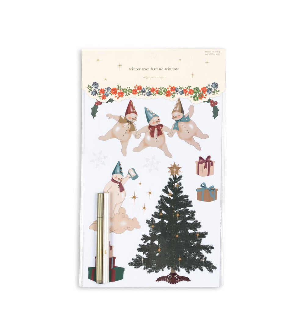 Adventní dekorace do oken KONGES SLOJD Let It Snow | Stylové doplňky pro děti a ženy | Lavly.cz