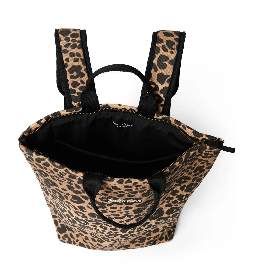 Batoh pro dospělé STUDIO NOOS Brown Leopard Cotton | Lavly.cz