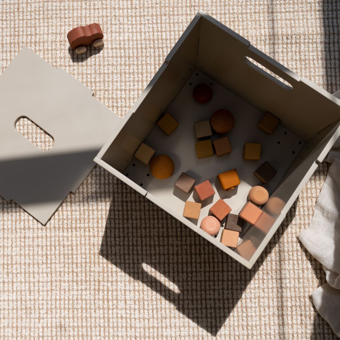 Boxík Nofred Cube Storage Beige | Stylové doplňky pro děti a ženy | Lavly.cz
