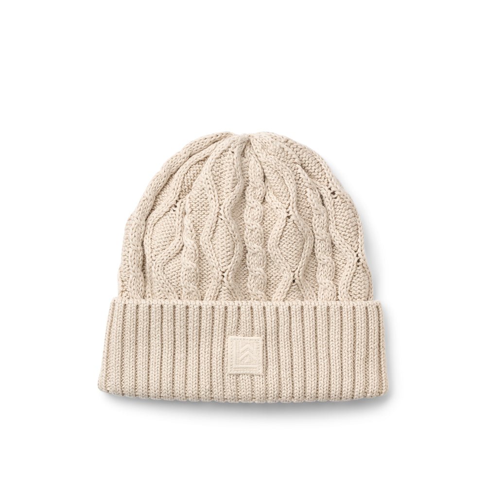 Čepice s copánkovým vzorem LIEWOOD Ezra Beanie Sandy | Stylové doplňky pro děti a ženy | Lavly.cz