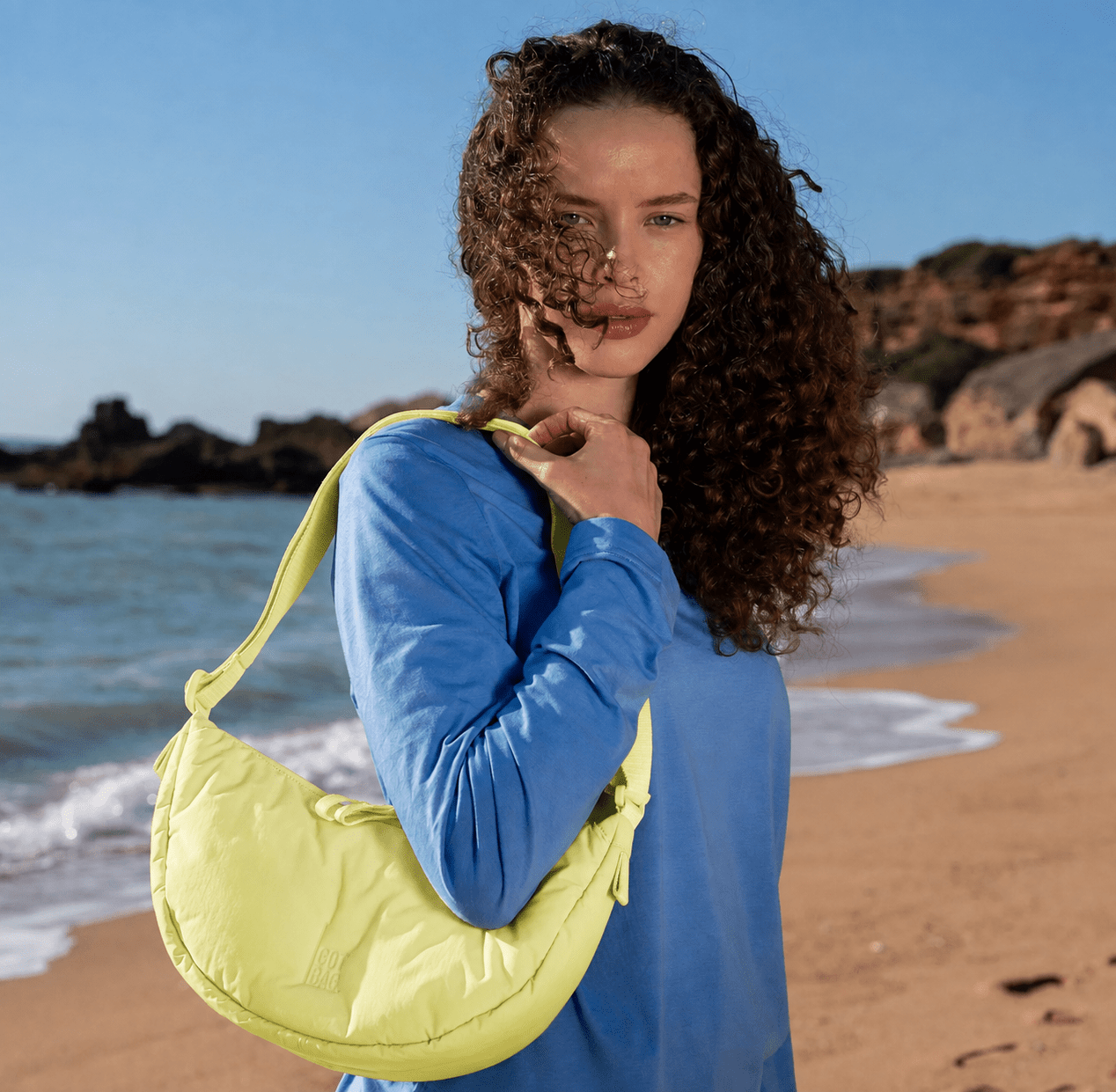 Crossbody ledvinka GOT BAG Cloud Moon Small Sea Lemon | Lavly.cz