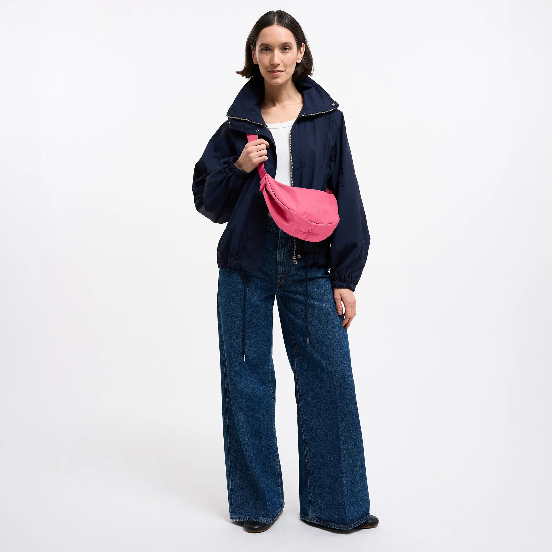 Crossbody ledvinka GOT BAG Moon Small Salina Pink | Lavly.cz