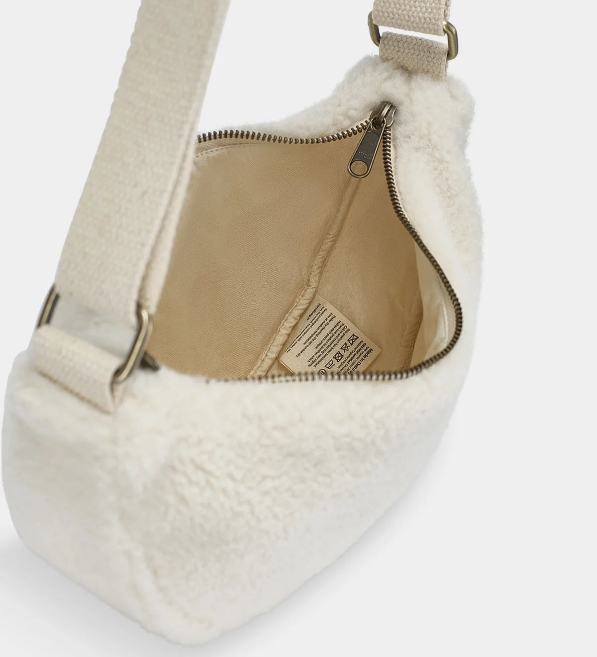 Crossbody ledvinka HINDBAG Andrea Teddy Arctic | Lavly.cz