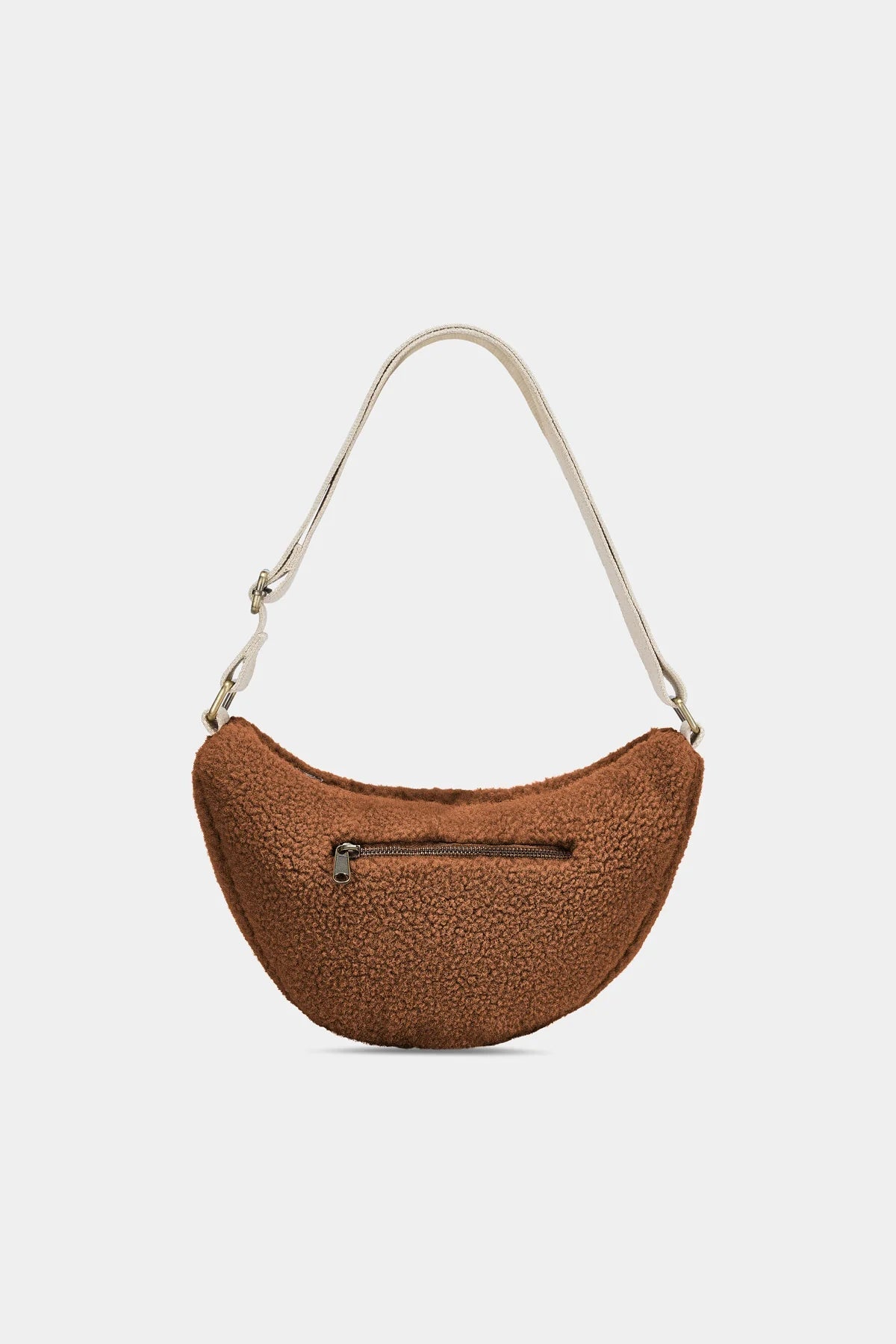 Crossbody ledvinka HINDBAG Andrea Teddy Brown | Lavly.cz