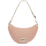 Crossbody ledvinka HINDBAG Andrea Teddy Powder Pink | Lavly.cz