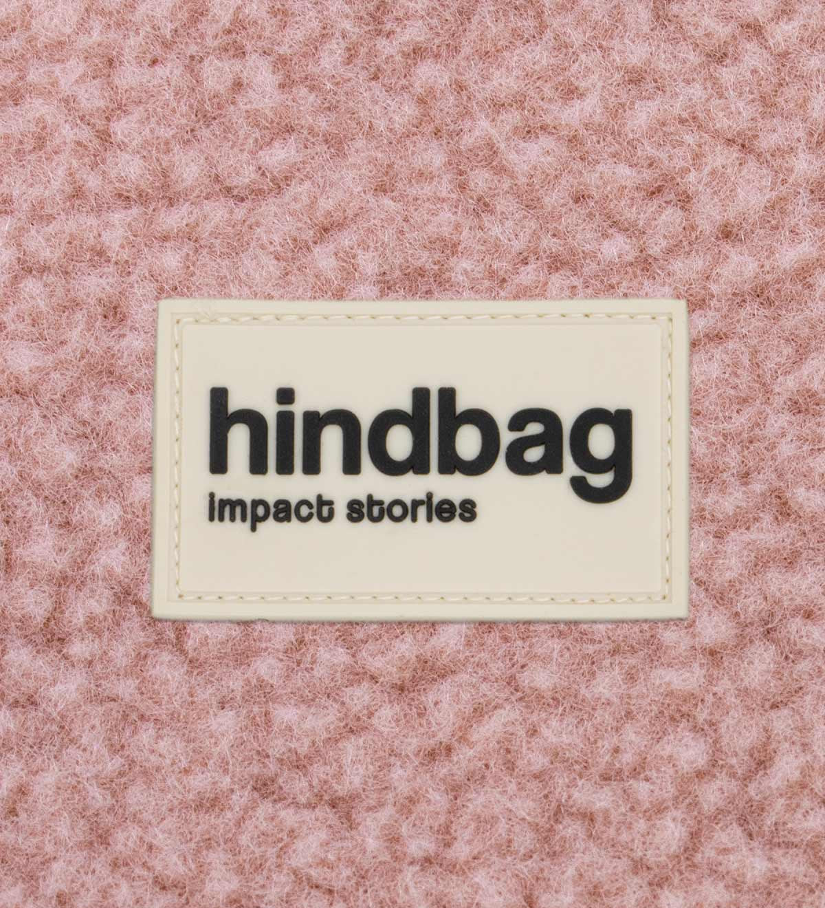 Crossbody ledvinka HINDBAG Andrea Teddy Powder Pink | Lavly.cz