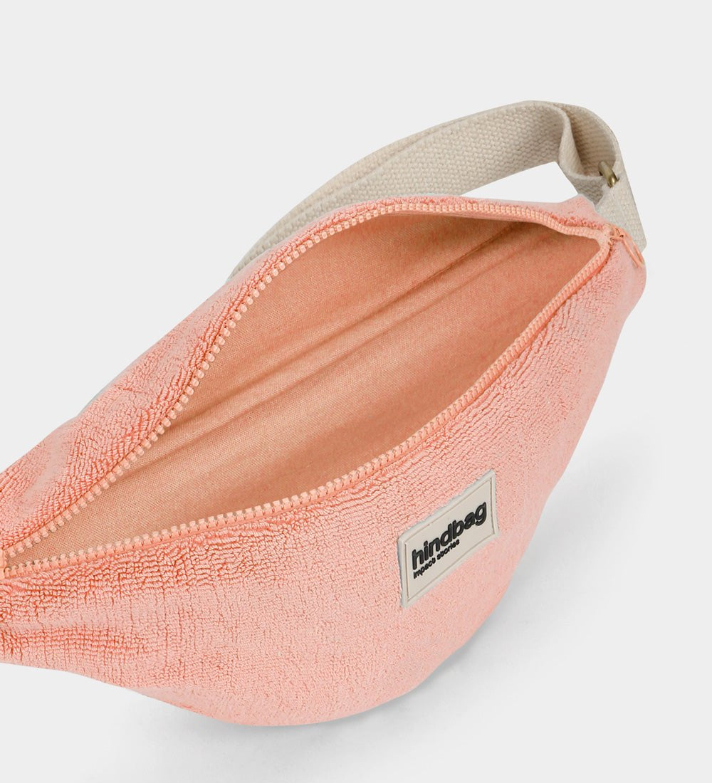 Crossbody ledvinka HINDBAG Olivia Coral Pink Terry | Stylové doplňky pro děti a ženy | Lavly.cz