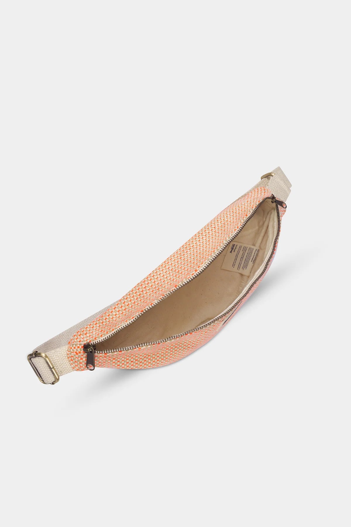 Crossbody ledvinka HINDBAG Olivia Coral Woven | Lavly.cz