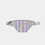 Crossbody ledvinka HINDBAG Olivia Green and Parma Stripes | Lavly.cz