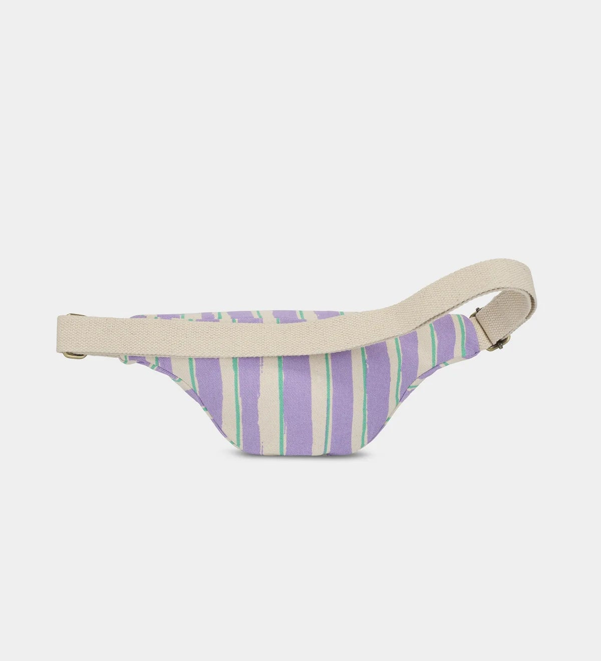 Crossbody ledvinka HINDBAG Olivia Green and Parma Stripes | Lavly.cz