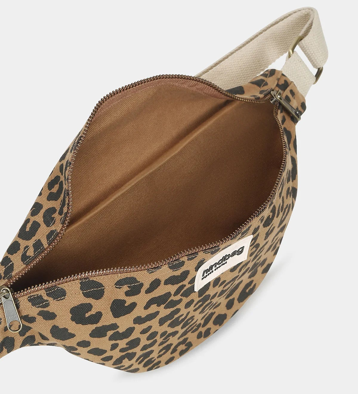 Crossbody ledvinka HINDBAG Olivia Leopard Cinnamon | Lavly.cz