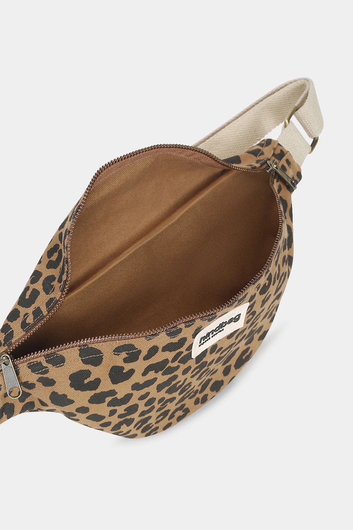 Crossbody ledvinka HINDBAG Olivia Leopard Cinnamon | Lavly.cz