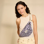 Crossbody ledvinka HINDBAG Olivia Leopard Lilac | Stylové doplňky pro děti a ženy | Lavly.cz