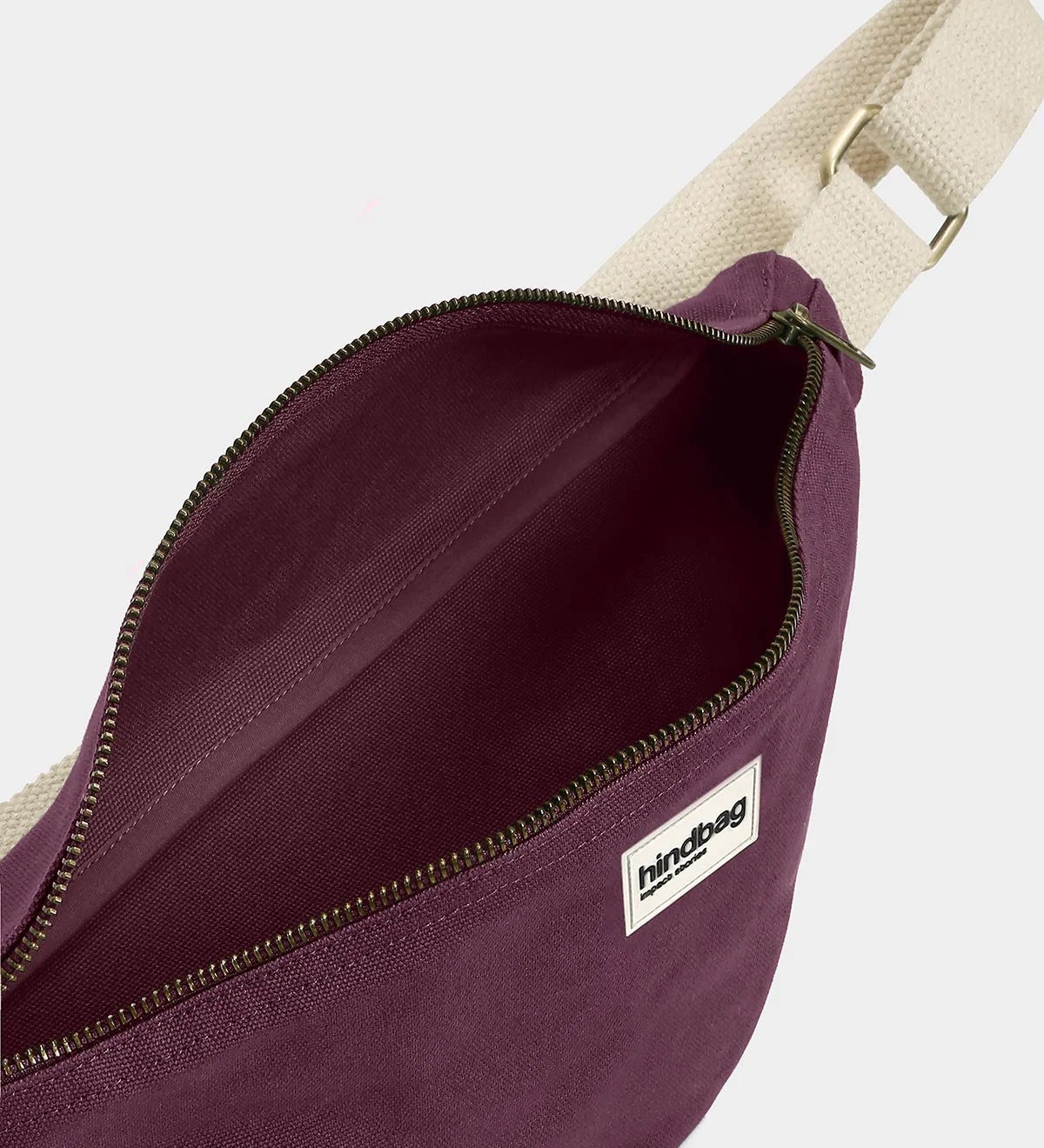 Crossbody ledvinka HINDBAG Olivia Plum | Lavly.cz