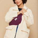 Crossbody ledvinka HINDBAG Olivia Plum | Lavly.cz