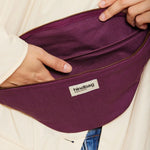 Crossbody ledvinka HINDBAG Olivia Plum | Lavly.cz