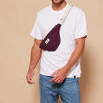 Crossbody ledvinka HINDBAG Olivia Plum | Lavly.cz