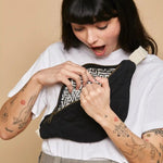 Crossbody ledvinka HINDBAG Olivia Quilted Black | Lavly.cz