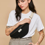 Crossbody ledvinka HINDBAG Olivia Quilted Black | Lavly.cz