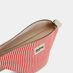 Crossbody ledvinka HINDBAG Olivia Red Stripes | Lavly.cz