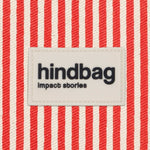 Crossbody ledvinka HINDBAG Olivia Red Stripes | Lavly.cz