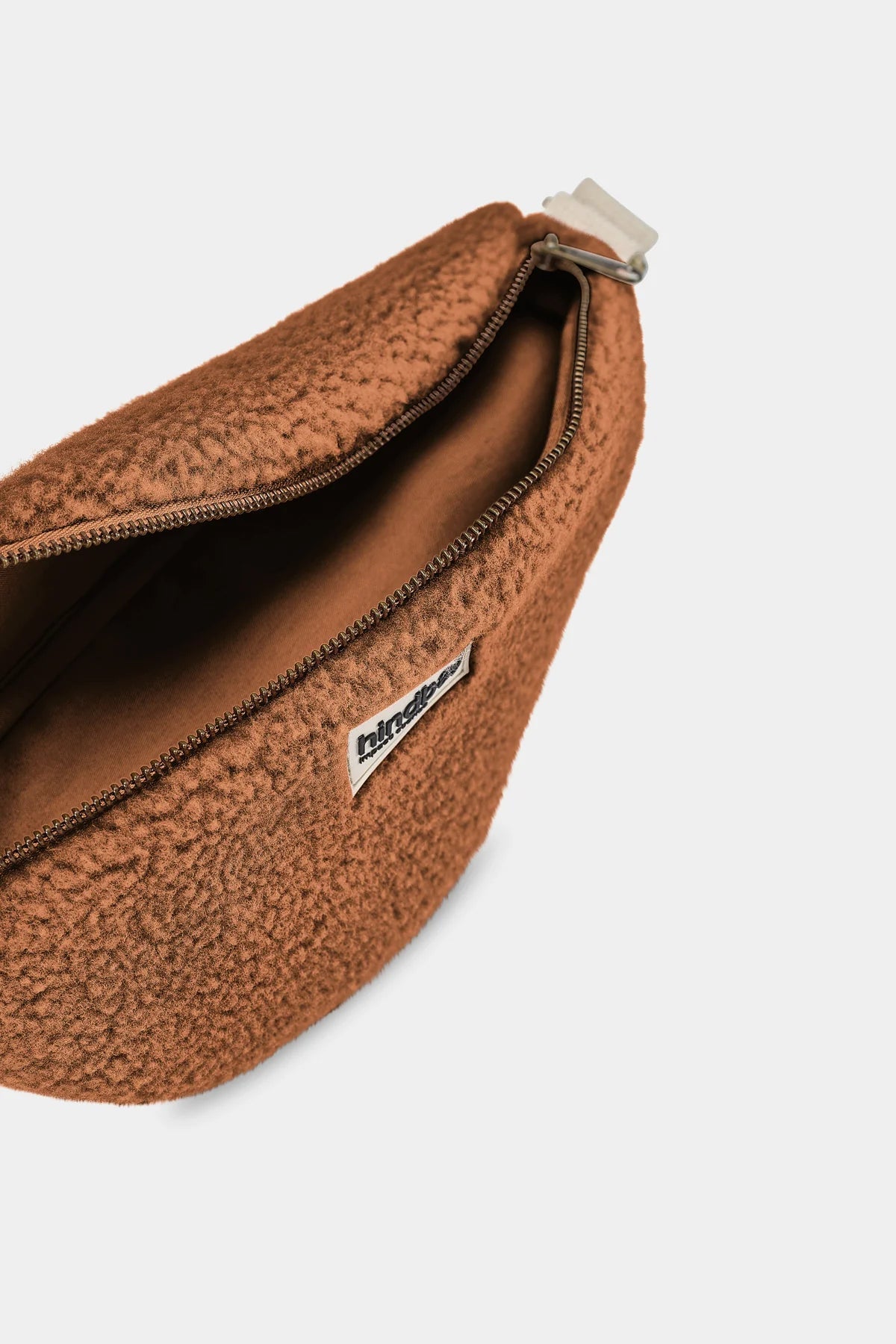 Crossbody ledvinka HINDBAG Olivia Teddy Brown | Lavly.cz