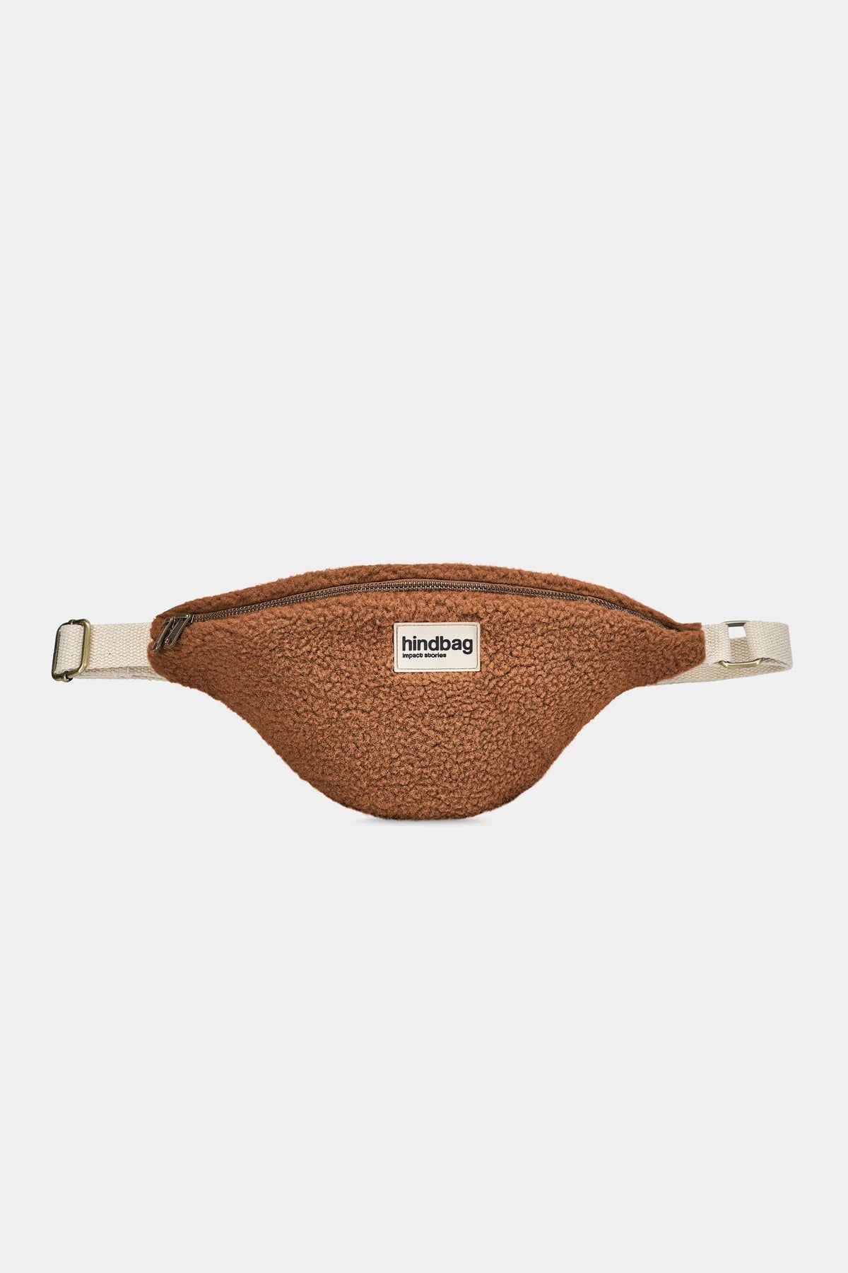 Crossbody ledvinka HINDBAG Olivia Teddy Brown | Lavly.cz