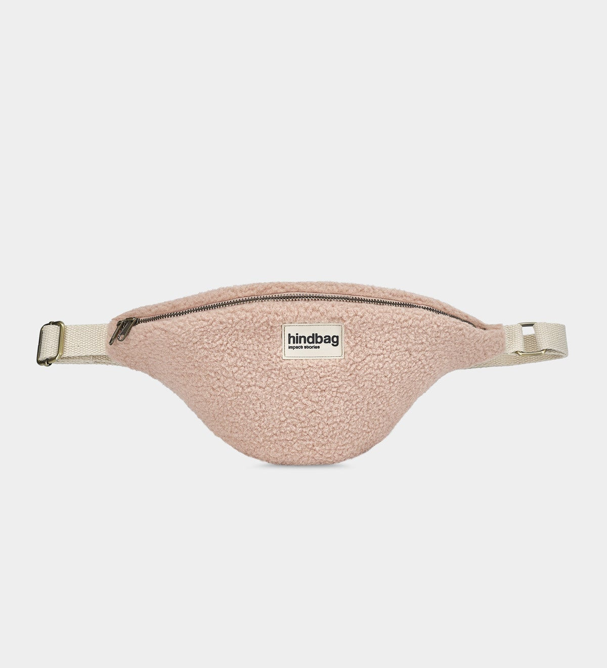 Crossbody ledvinka HINDBAG Olivia Teddy Powder Pink | Lavly.cz