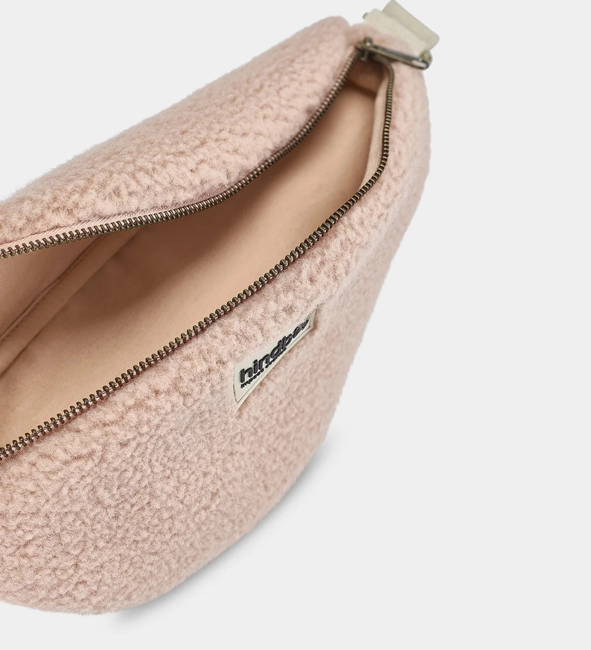 Crossbody ledvinka HINDBAG Olivia Teddy Powder Pink | Lavly.cz