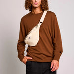 Crossbody ledvinka HINDBAG Olivia Velvet Beige | Lavly.cz