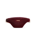 Crossbody ledvinka HINDBAG Olivia Velvet Burgundy | Lavly.cz