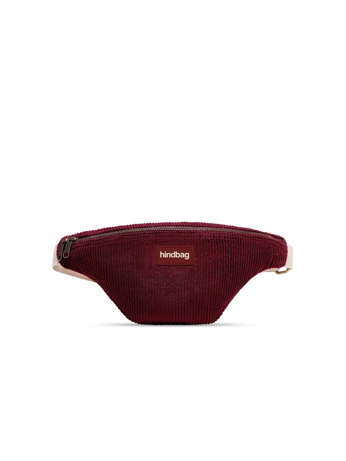 Crossbody ledvinka HINDBAG Olivia Velvet Burgundy | Lavly.cz