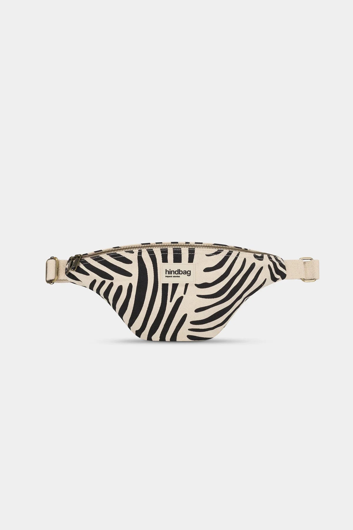 Crossbody ledvinka HINDBAG Olivia Zebra ecru | Lavly.cz