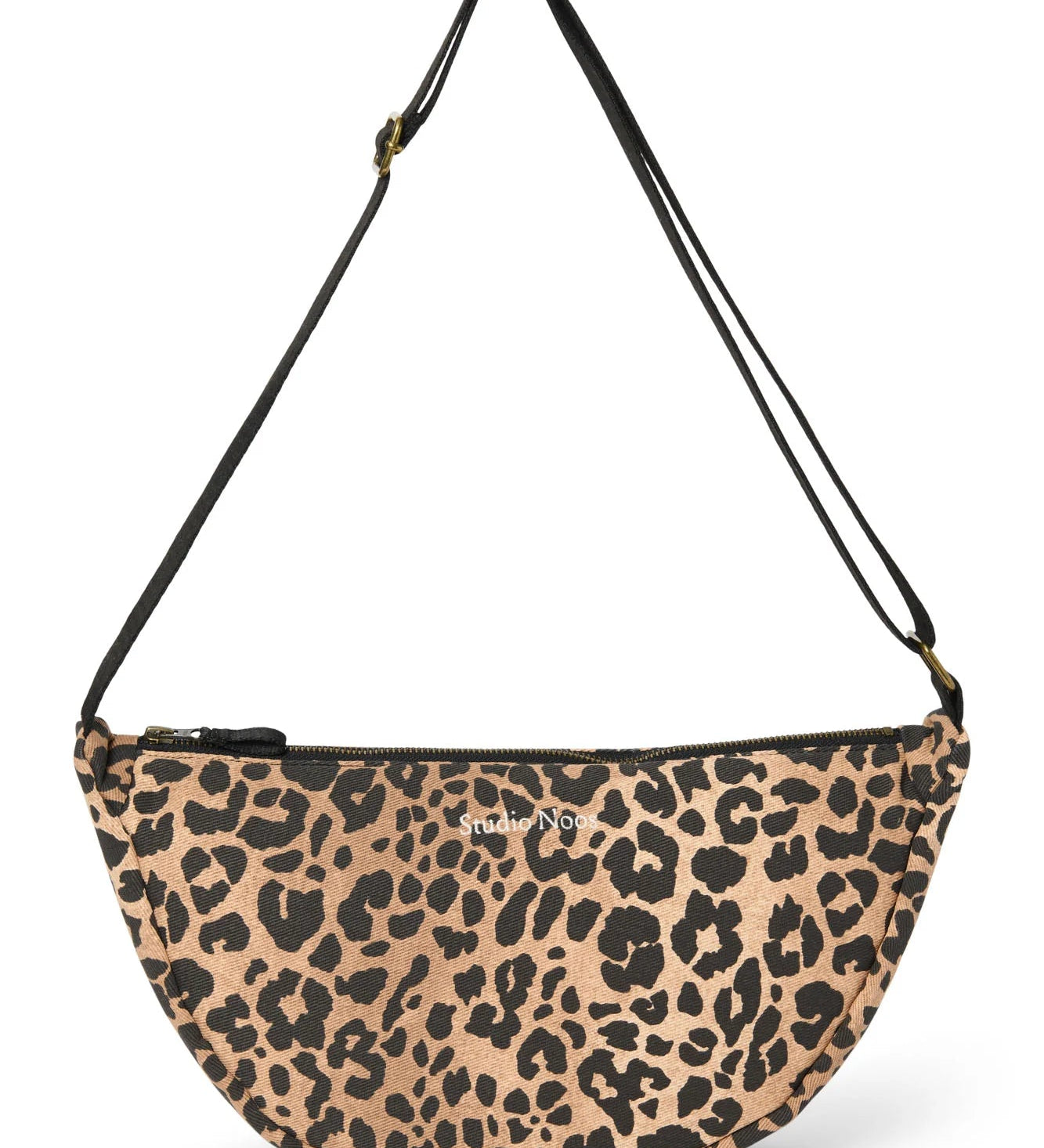 Crossbody ledvinka STUDIO NOOS Brown Leopard Cotton | Lavly.cz