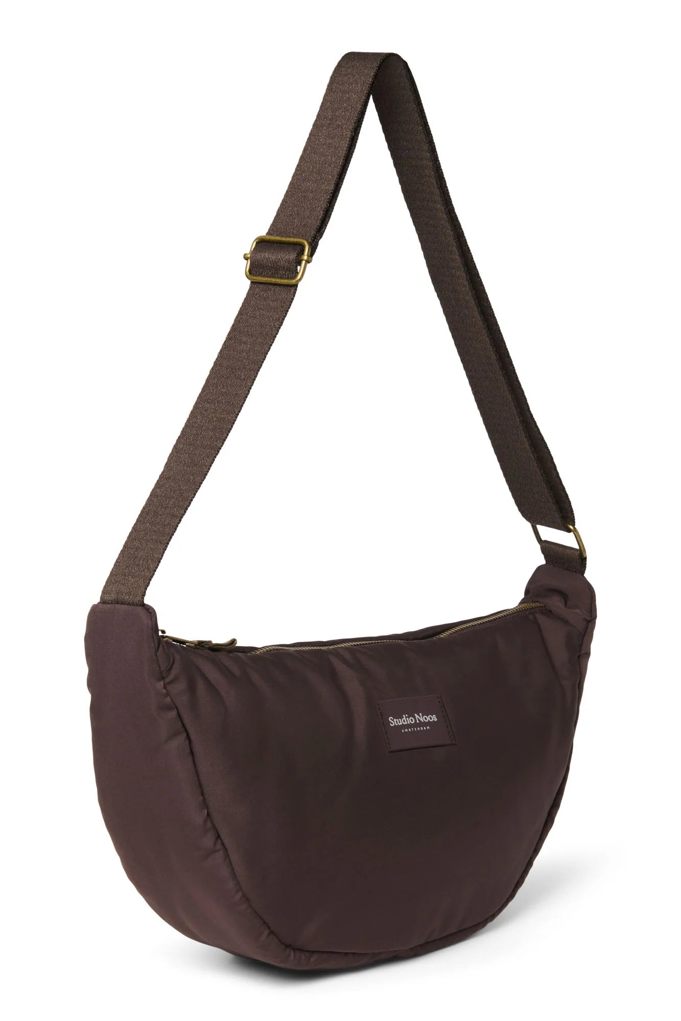 Crossbody ledvinka STUDIO NOOS Brown Puffy | Lavly.cz
