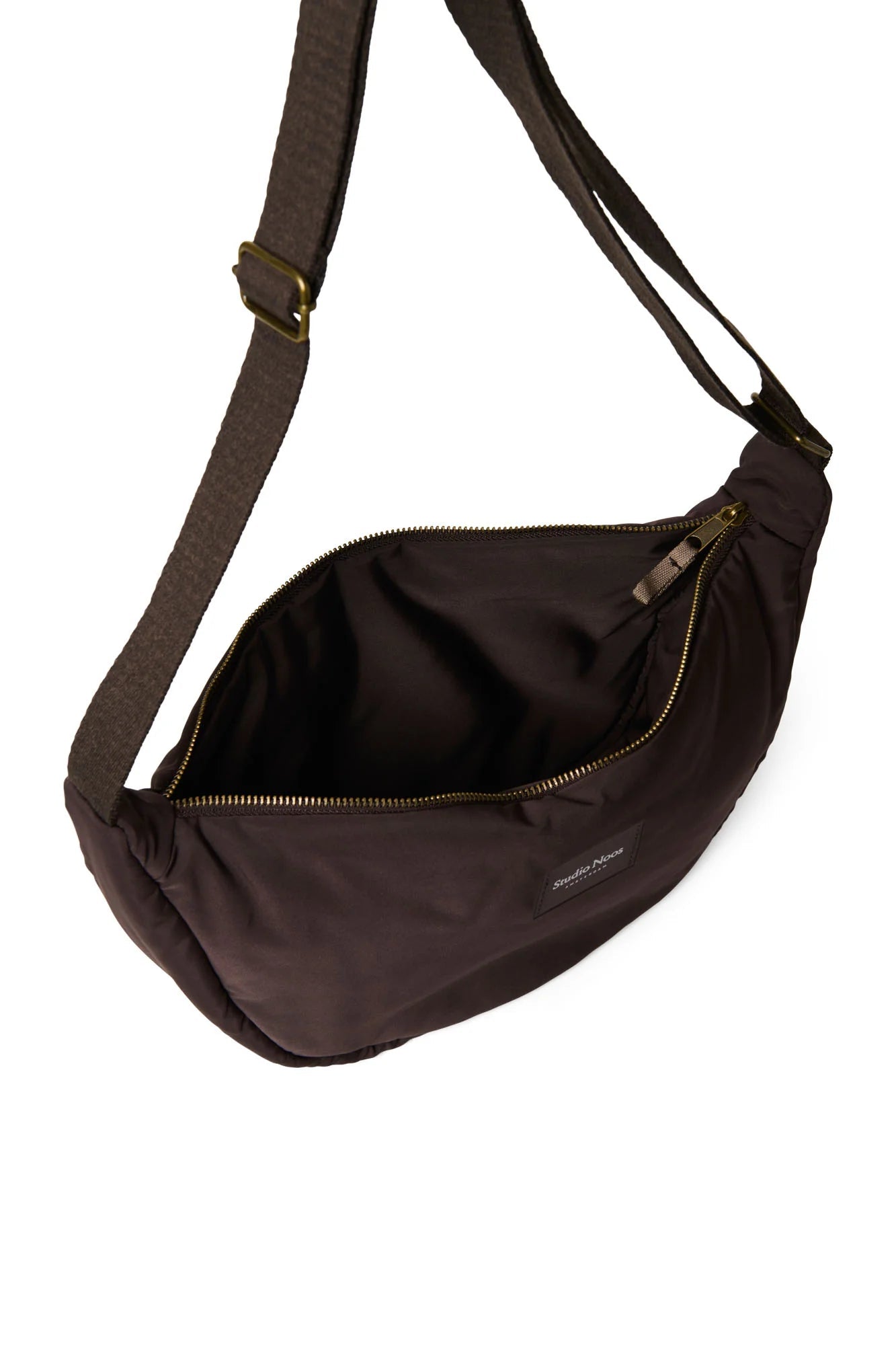 Crossbody ledvinka STUDIO NOOS Brown Puffy | Lavly.cz